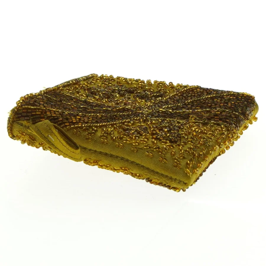 Perlebroderet pung (str. 12 x 10 cm)