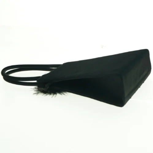 Håndtaske med fjer (str. 28 x 19 cm)