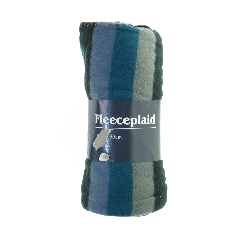 Tæppe, fleeceplaid (str. 130 x 180 cm)
