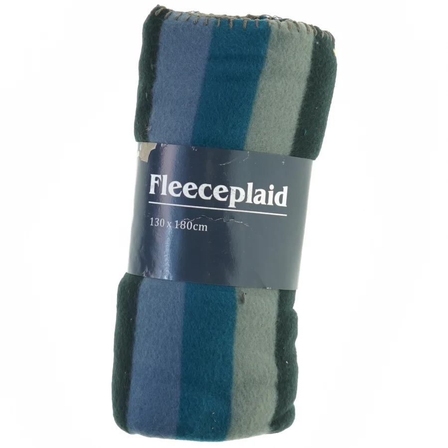 Tæppe, fleeceplaid (str. 130 x 180 cm)