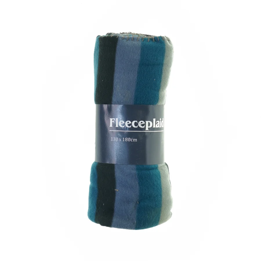 Tæppe, fleeceplaid (str. 130 x 180 cm)