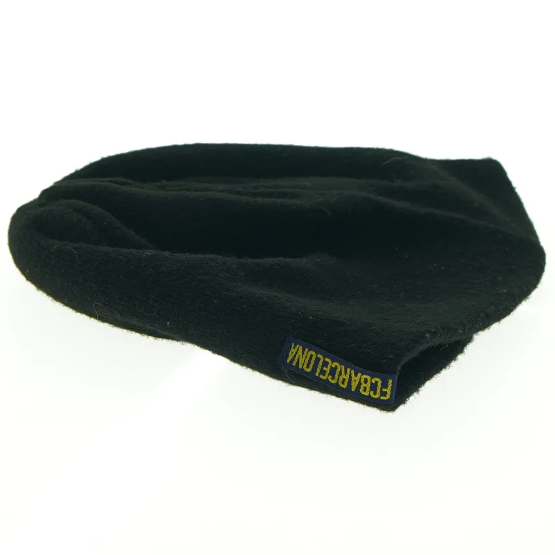 Sort hue med FCB logo (str. 6-8 år)