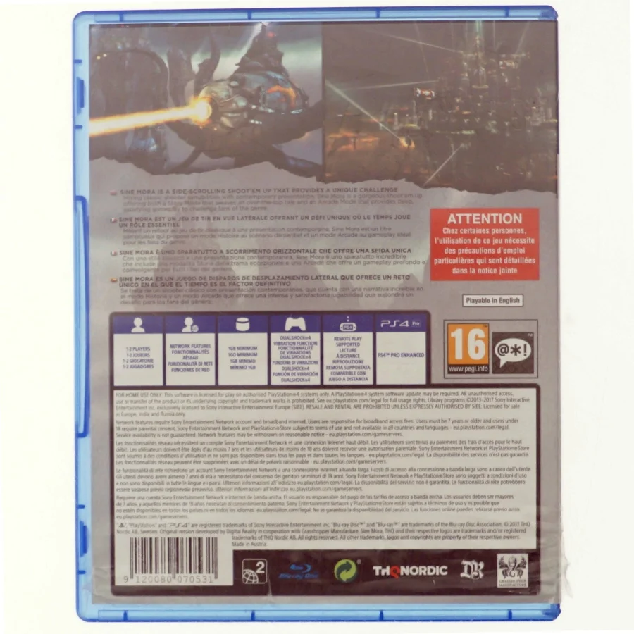 SINE MORA ex PS4