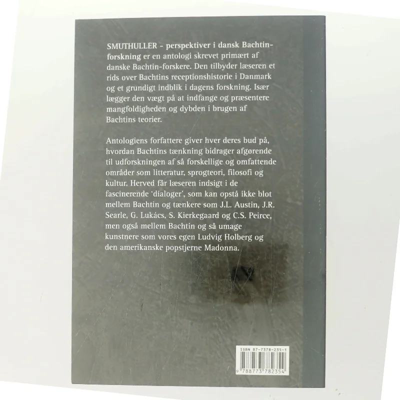 Smuthuller : perspektiver i dansk Bachtin-forskning (Bog)