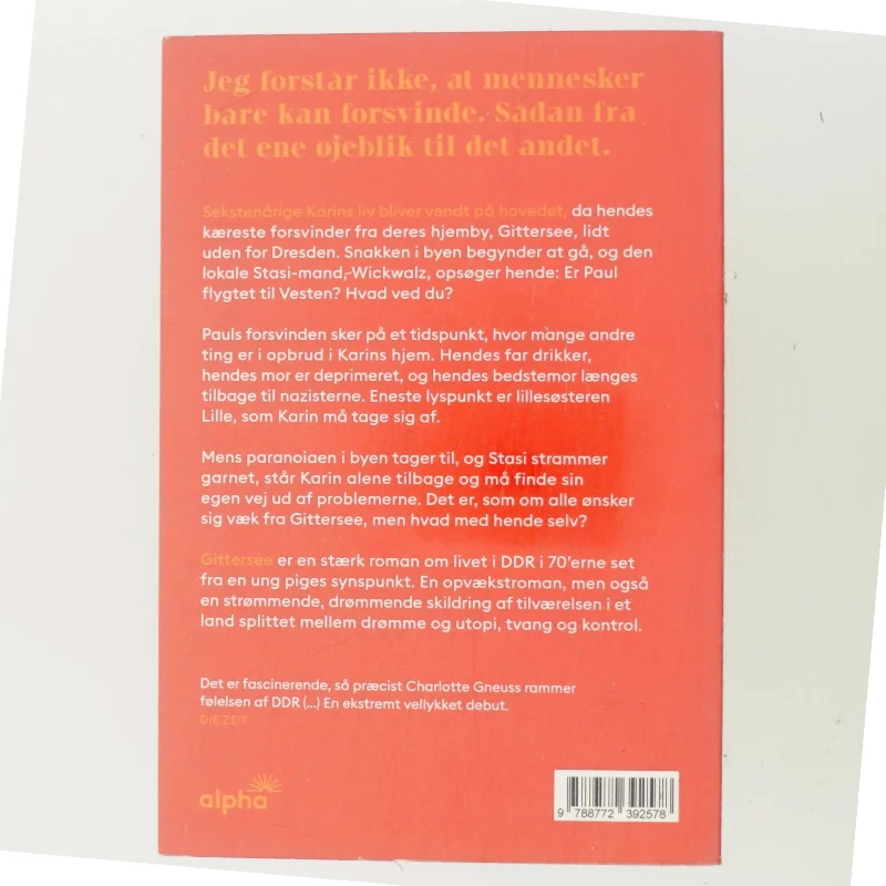 Gittersee : roman af Charlotte Gneuss (f. 1992) (Bog)