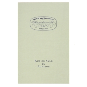 Køb og Salg på Auktion af Arne Bruun Rasmussen (Bog)