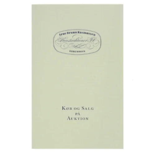 Køb og Salg på Auktion af Arne Bruun Rasmussen (Bog)