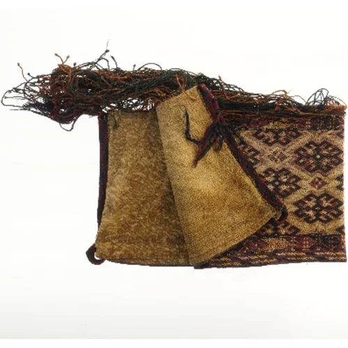 Vævet tekstil med mønster (str. 138x39,5 cm)