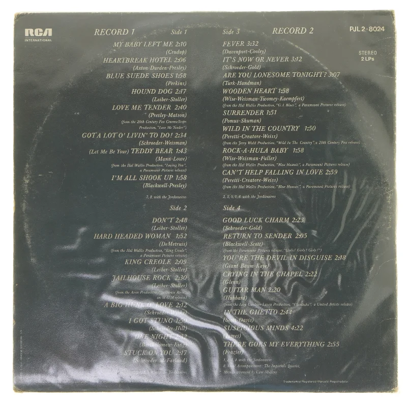 Elvis Forever LP fra RCA International