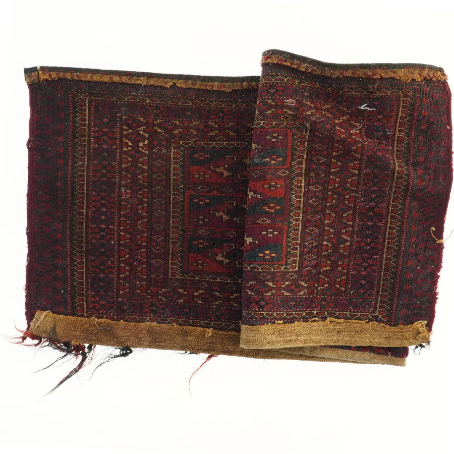 Orientalsk vævet tæppe (str. 98x36 cm)