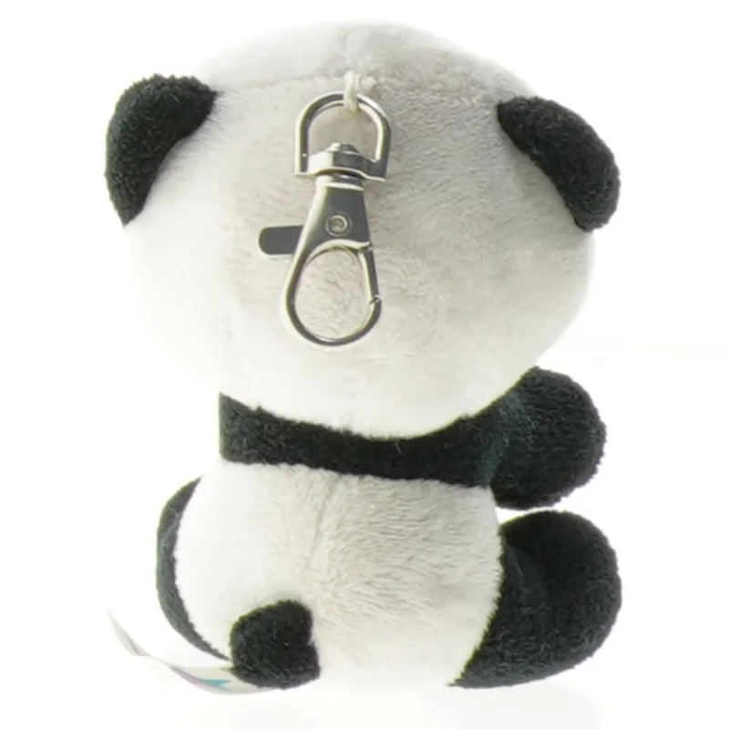 Nøglering med panda plysdyr