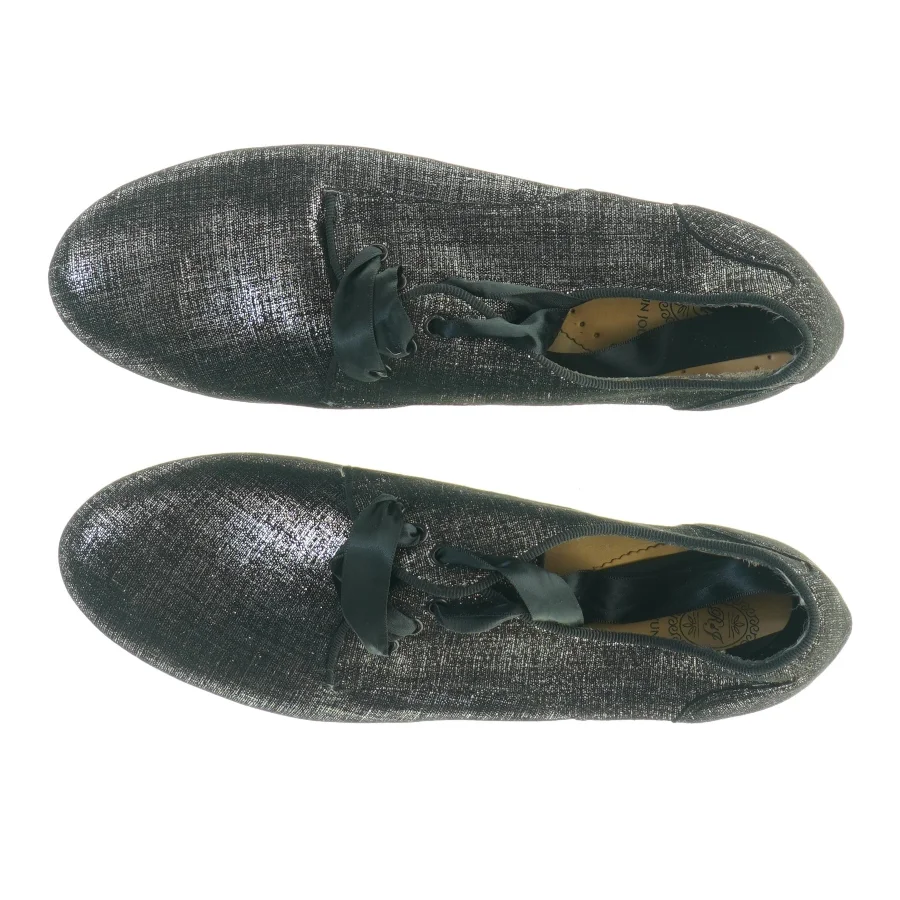 Sorte glimtende loafers med sløjfe fra Reve d'un jour (str. 36)