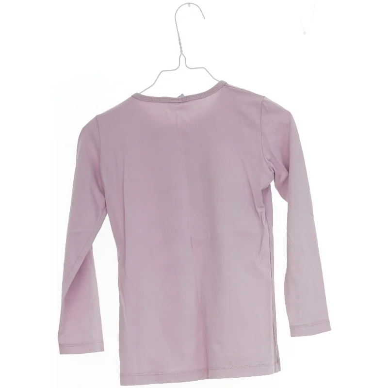 Langærmet T-shirt med motiv (str. 116)