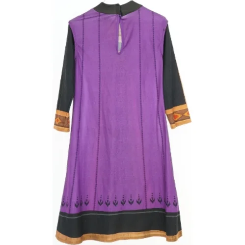 Udklædningskjole med lilla tema fra Frozen (str. 110)