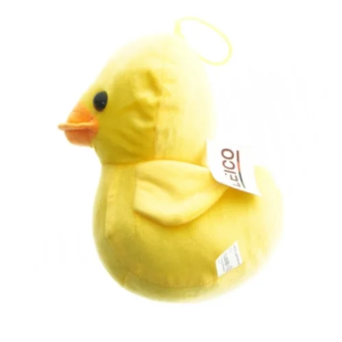 Gul plysdyr and fra Leico (str. 18 cm)