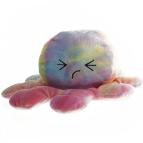 Vendbar blæksprutte bamse (str. 25 cm)