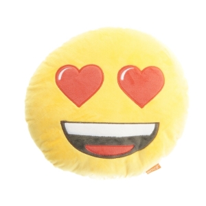 Emoji pude med hjerteøjne fra emoji (str. Ø 30 cm)