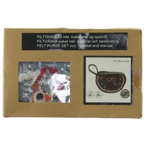 Filt taske kit (str. 19x12 cm)