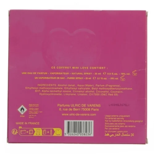 Mini Love Eau de Parfum sæt fra Ulric de Varens (str. 25 ml. og 20 ml)