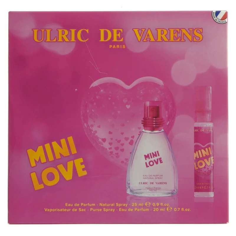 Mini Love Eau de Parfum sæt fra Ulric de Varens (str. 25 ml. og 20 ml)