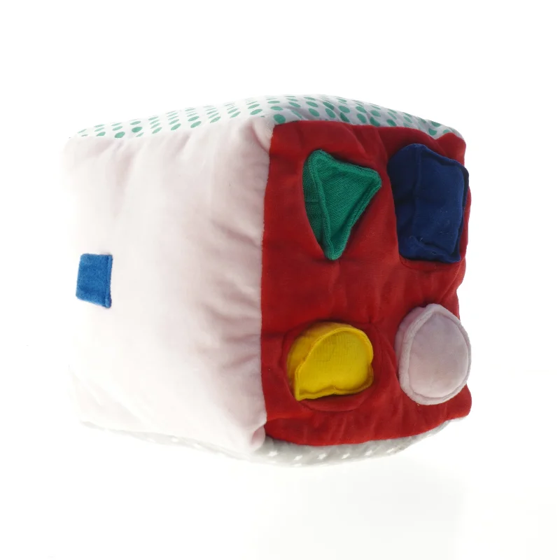 Stor blød aktivitets terning til børn (str. 22x22 cm)