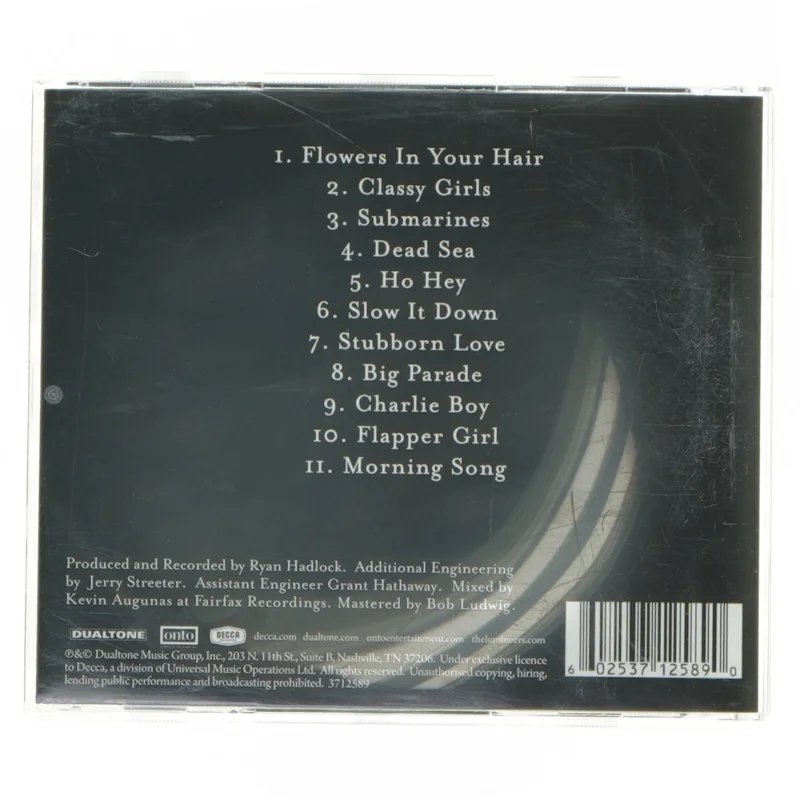 The Lumineers debutalbum CD