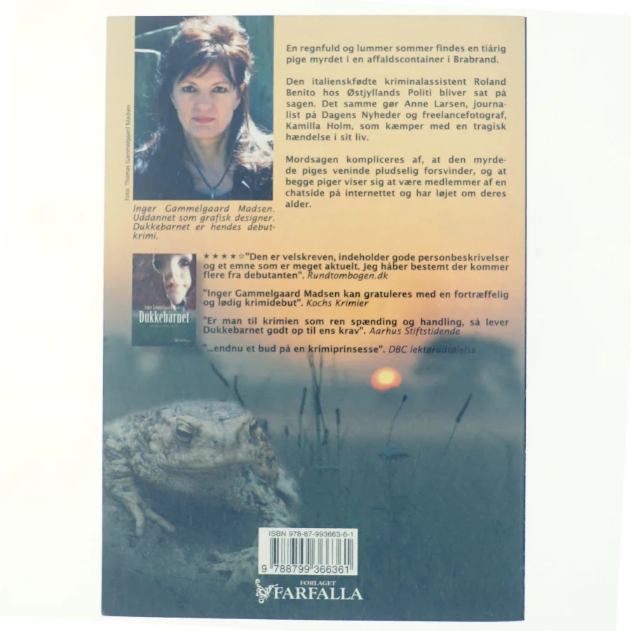 Dukkebarnet : kriminalroman af Inger Gammelgaard Madsen (Bog)