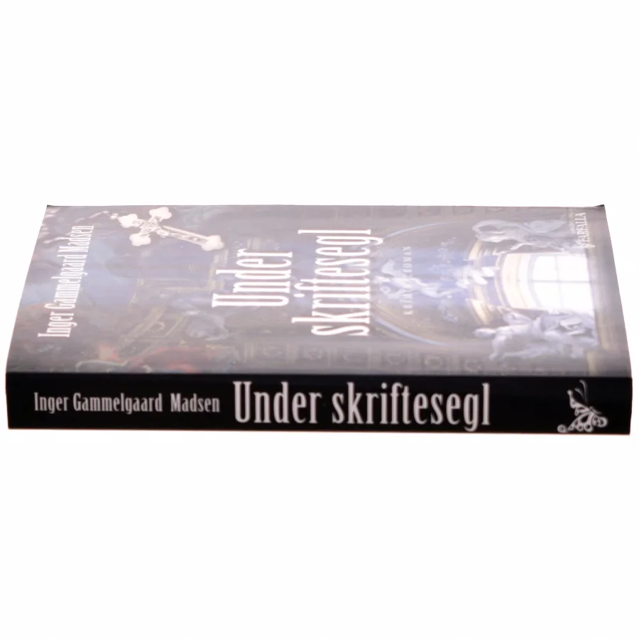 Under skriftesegl : kriminalroman af Inger Gammelgaard Madsen (Bog)
