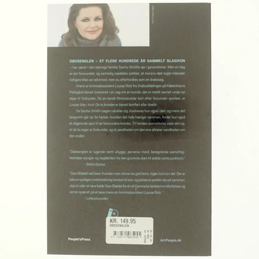Dødsenglen : krimi af Sara Blædel (Bog)