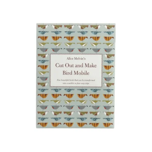 Cut out and make bird mobile fra Alice Melvin (str. 25,5x19 cm)