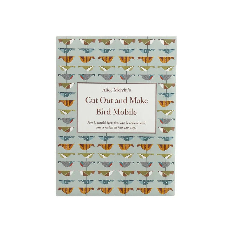 Cut out and make bird mobile fra Alice Melvin (str. 25,5x19 cm)