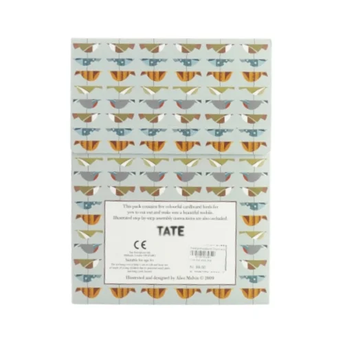 Cut out and make bird mobile fra Alice Melvin (str. 25,5x19 cm)