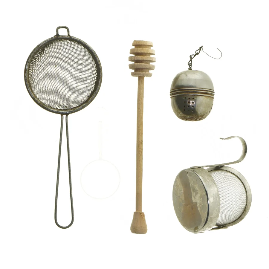 Sæt med køkkenredskaber (str. 5-18 cm)