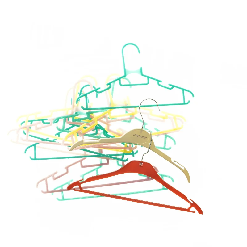 Sæt af tøjhængere (str. 16x29 cm)