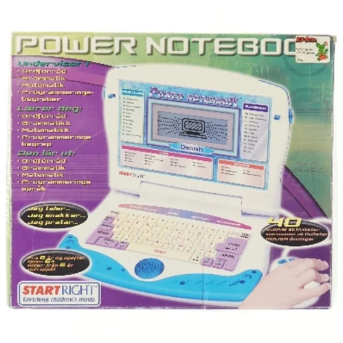Power Notebook legetøjscomputer fra Startright (str. 28x19,5 cm)