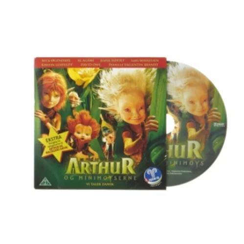 Arthur og Minimoyserne DVD fra Scanbox (str. 12,5x12,5 cm)