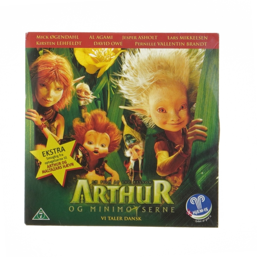 Arthur og Minimoyserne DVD fra Scanbox (str. 12,5x12,5 cm)