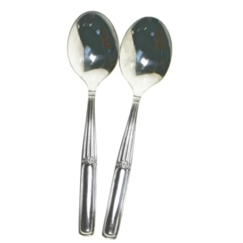 Sæt af 2 metalskeer (str. 11,5 cm)