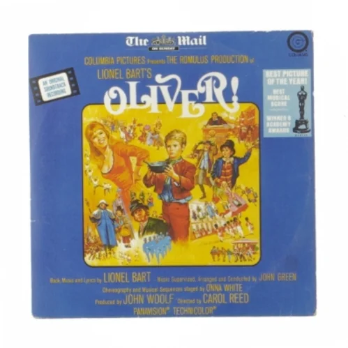 Original soundtrack CD af Oliver! fra Colgems (str. 12,5x12,5 cm)