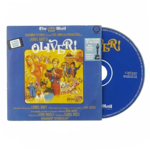 Original soundtrack CD af Oliver! fra Colgems (str. 12,5x12,5 cm)
