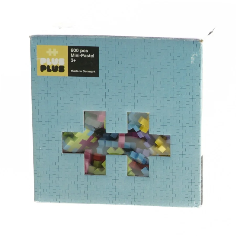 Plus-Plus mini-pastel byggesæt fra Lege Kæden (str. 11x11x11 cm)