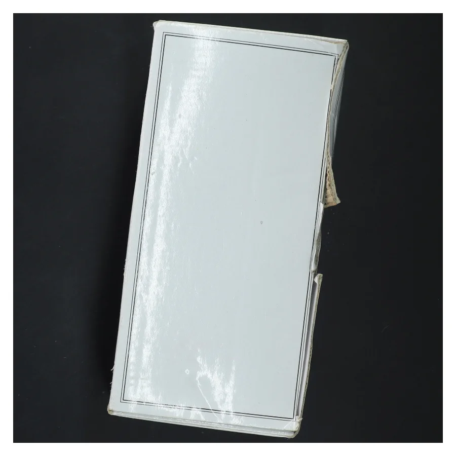 Dekorativ glasvase med mønster fra Lene Bjerre (str. 9x9 cm)