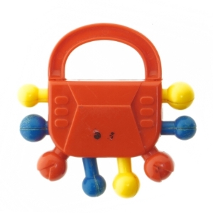 Babylegetøj rangle fra Made in China (str. 11 cm)