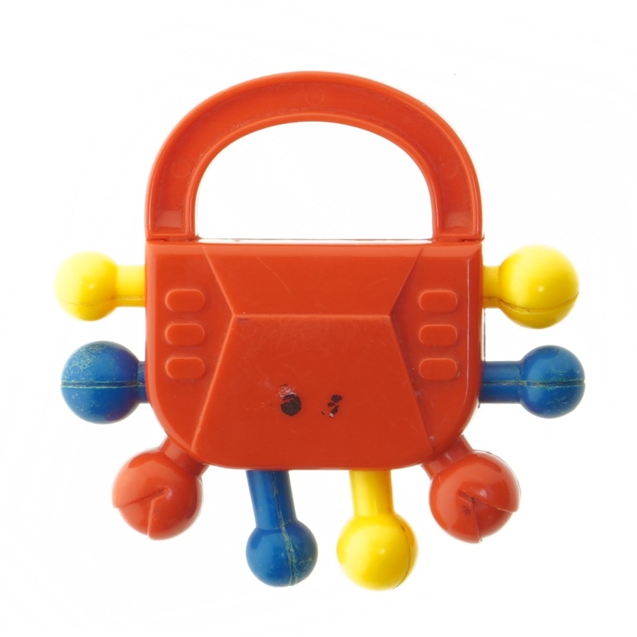 Babylegetøj rangle fra Made in China (str. 11 cm)