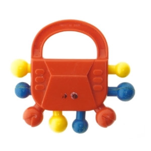 Babylegetøj rangle fra Made in China (str. 11 cm)