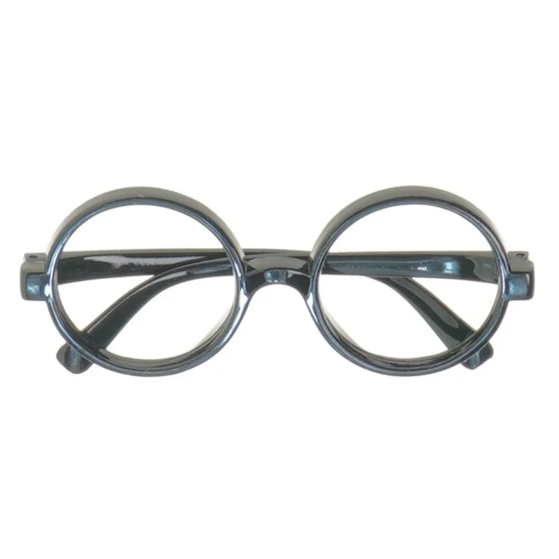 Runde plastbriller, 13,5 cm (str. 13,5 cm)