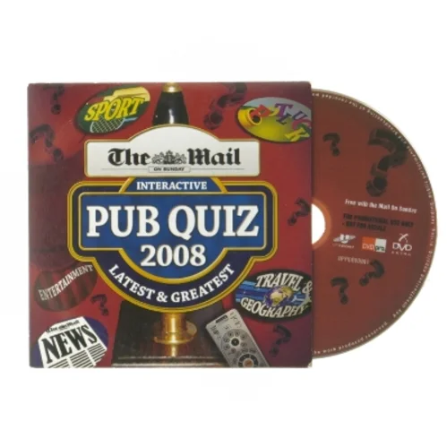 Interactive Pub Quiz 2008 DVD (str. 12,5x12,5 cm)