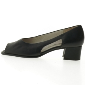 Sorte peep toe sko i størrelse 37 fra Gabor (str. 37 )