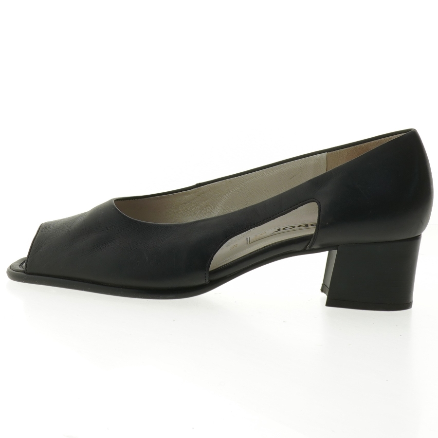 Sorte peep toe sko i størrelse 37 fra Gabor (str. 37 )