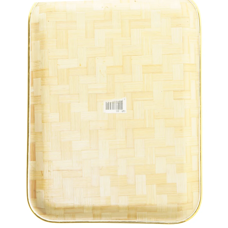 Rektangulært dekorationsfad med Aristide Bruant motiv (str. 41x31 cm)